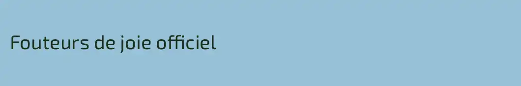 Fouteurs de joie officiel